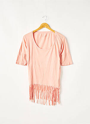 T-shirt coupe droite manches courtes rose I LOVE MY T'S femme