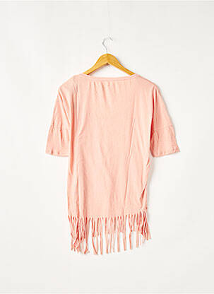 T-shirt coupe droite manches courtes rose I LOVE MY T'S femme