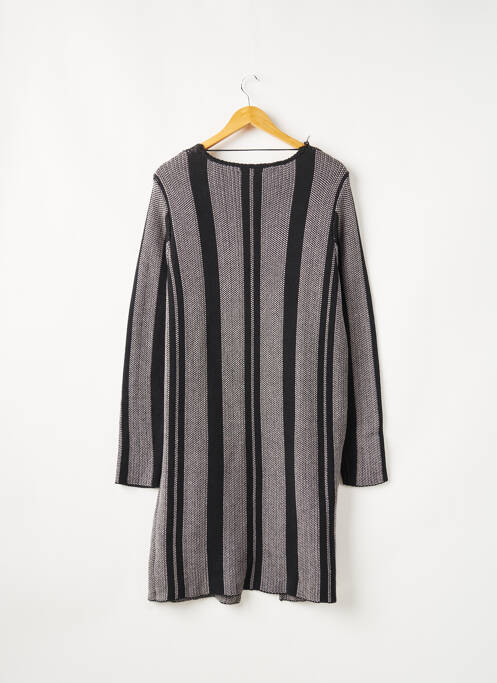 Gilet manches longues bleu ICHI pour femme