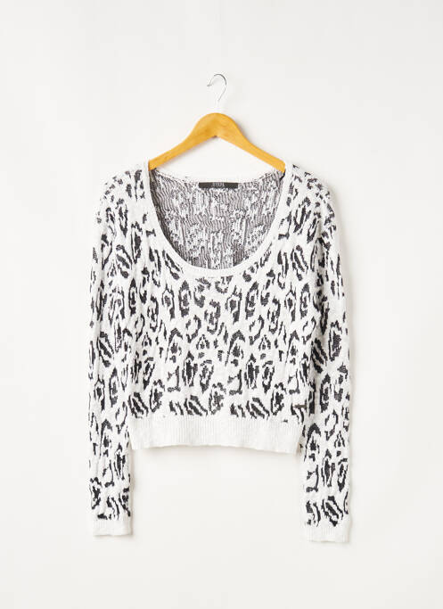 Pull blanc GUESS pour femme