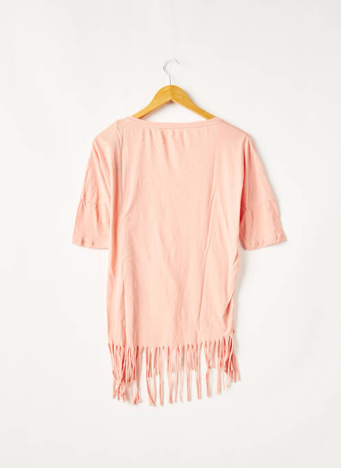 T-shirt rose I LOVE MY T'S pour femme