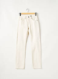 Jeans coupe droite effet usé taille normale blanc KILIWATCH femme