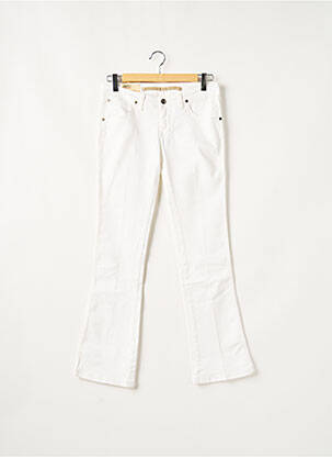 Jean coupe flare sélection denim taille basse blanc WRANGLER femme