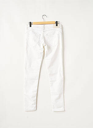 Pantalon slim stretch taille normale blanc FIVE PM femme