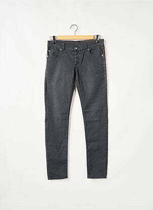 Pantalon slim broderie rivets taille basse bleu CHEAP MONDAY femme