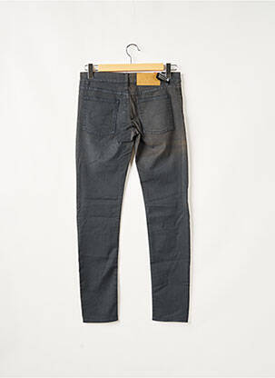 Pantalon slim broderie rivets taille basse bleu CHEAP MONDAY femme