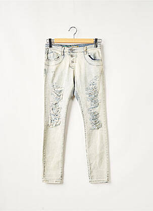 Jeans coupe slim slim taille normale bleu PLEASE femme