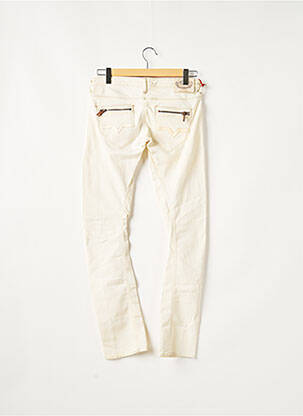 Pantalon slim taille basse taille basse beige GUESS femme