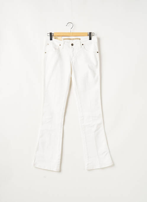 Jean coupe flare sélection denim taille basse blanc WRANGLER femme
