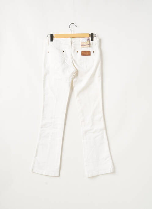 Jean coupe flare sélection denim taille basse blanc WRANGLER femme