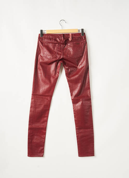 Pantalon slim rouge LE TEMPS DES CERISES femme