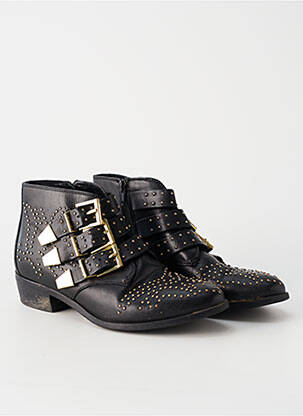 Bottines/boots bout pointu talon plat jusqu'à 3cm noir OFFICE GIRL femme
