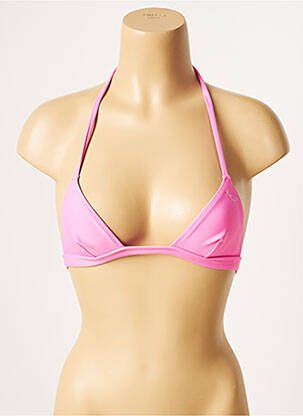 Haut de maillot de bain stretch haut triangles rose ROXY femme