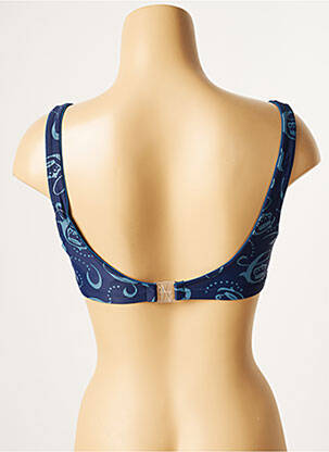Haut de maillot de bain stretch haut bandeau bleu CHIPIE femme