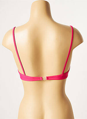 Haut de maillot de bain stretch haut soutien-gorge balconnet rose SANS MARQUE femme
