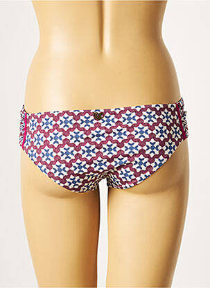 Bas de maillot de bain imprimé fantaisie culotte violet BANANA MOON femme