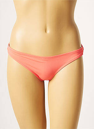 Bas de maillot de bain tissage satiné culotte orange SANS MARQUE femme