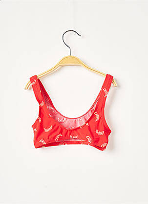 Haut de maillot de bain stretch rouge CHIPIE fille