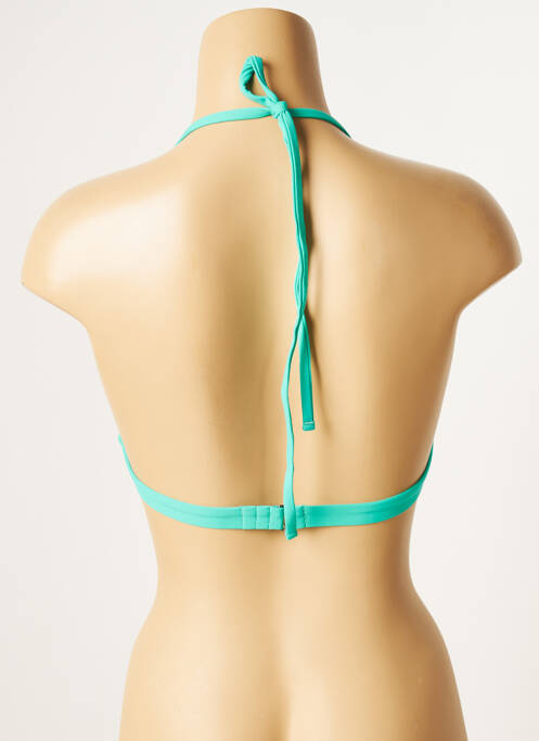 Haut de maillot de bain stretch haut triangles vert D NU D femme