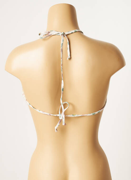 Haut de maillot de bain beige SANS MARQUE pour femme