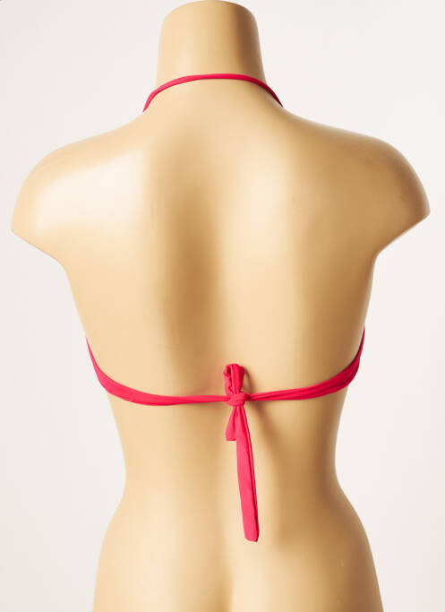 Haut de maillot de bain rose SANS MARQUE pour femme