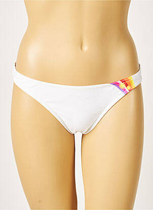 Bas de maillot de bain imprimé fantaisie culotte blanc LOLITA ANGELS femme