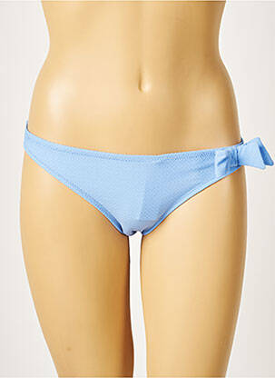 Bas de maillot de bain effet matière satinée culotte bleu PRINCESSE TAM-TAM femme