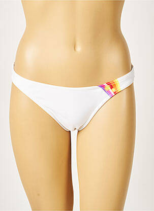 Bas de maillot de bain imprimé fantaisie culotte blanc LOLITA ANGELS femme
