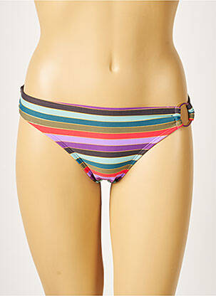 Bas de maillot de bain tissage satiné culotte violet ROXY femme