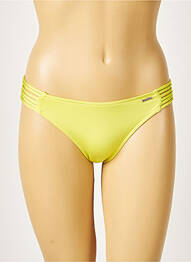 Bas de maillot de bain tissage satiné culotte vert BANANA MOON femme