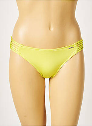Bas de maillot de bain tissage satiné culotte vert BANANA MOON femme