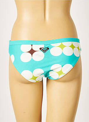 Bas de maillot de bain imprimé fantaisie culotte bleu ROXY femme