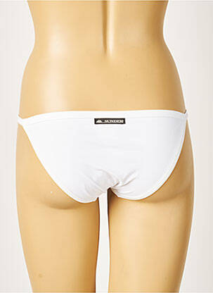 Bas de maillot de bain tissage satiné culotte blanc SUNDEK femme