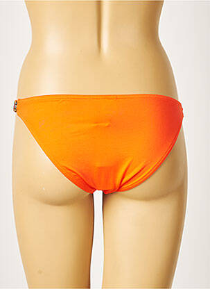 Bas de maillot de bain tissage satiné culotte orange BANANA MOON femme