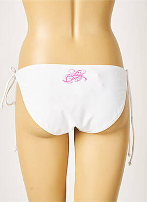 Bas de maillot de bain tissage satiné bikini blanc BILLABONG femme