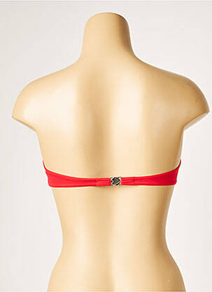 Haut de maillot de bain haut soutien-gorge avec mousse de rembourrage amovible haut soutien-gorge avec mousse de rembourrage amovible rouge MORGAN femme