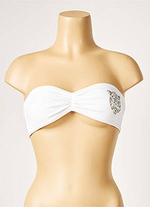 Haut de maillot de bain stretch haut bandeau blanc ZADIG & VOLTAIRE femme