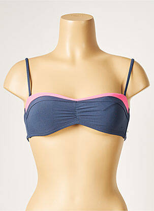 Haut de maillot de bain stretch haut bandeau bleu PRINCESSE TAM-TAM femme