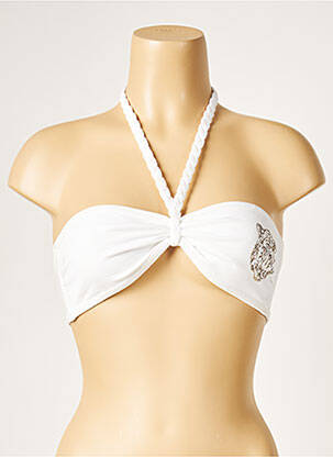 Haut de maillot de bain stretch haut bandeau blanc ZADIG & VOLTAIRE femme