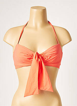 Haut de maillot de bain stretch haut bandeau orange PRINCESSE TAM-TAM femme