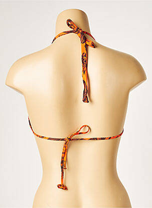 Haut de maillot de bain stretch haut triangles orange BANANA MOON femme