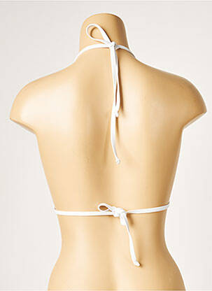 Haut de maillot de bain stretch haut triangles blanc PRINTEMPS femme
