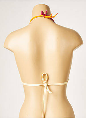Haut de maillot de bain stretch haut triangles beige DIVINE femme