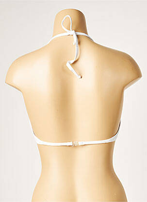 Haut de maillot de bain stretch haut soutien-gorge avec mousse de rembourrage amovible blanc BANANA MOON femme