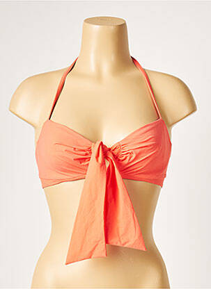 Haut de maillot de bain orange PRINCESSE TAM-TAM pour femme