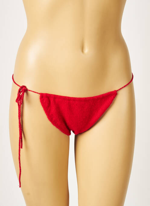 Bas de maillot de bain fermeture liens à nouer bikini rouge ZADIG & VOLTAIRE femme