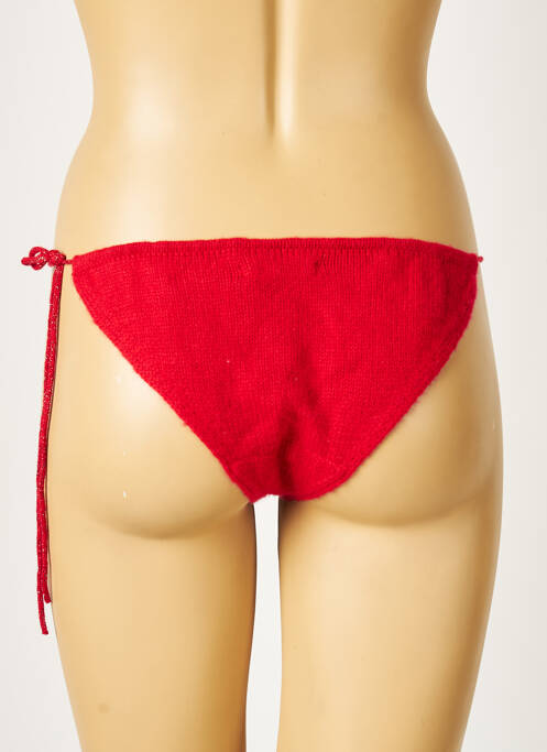 Bas de maillot de bain fermeture liens à nouer bikini rouge ZADIG & VOLTAIRE femme