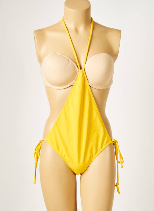 Bas de maillot de bain jaune LES PRAIRIES DE PARIS pour femme