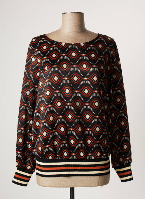 T-shirt marron QUATRE VINGT JOURS pour femme