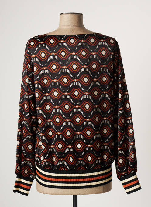 T-shirt marron QUATRE VINGT JOURS pour femme